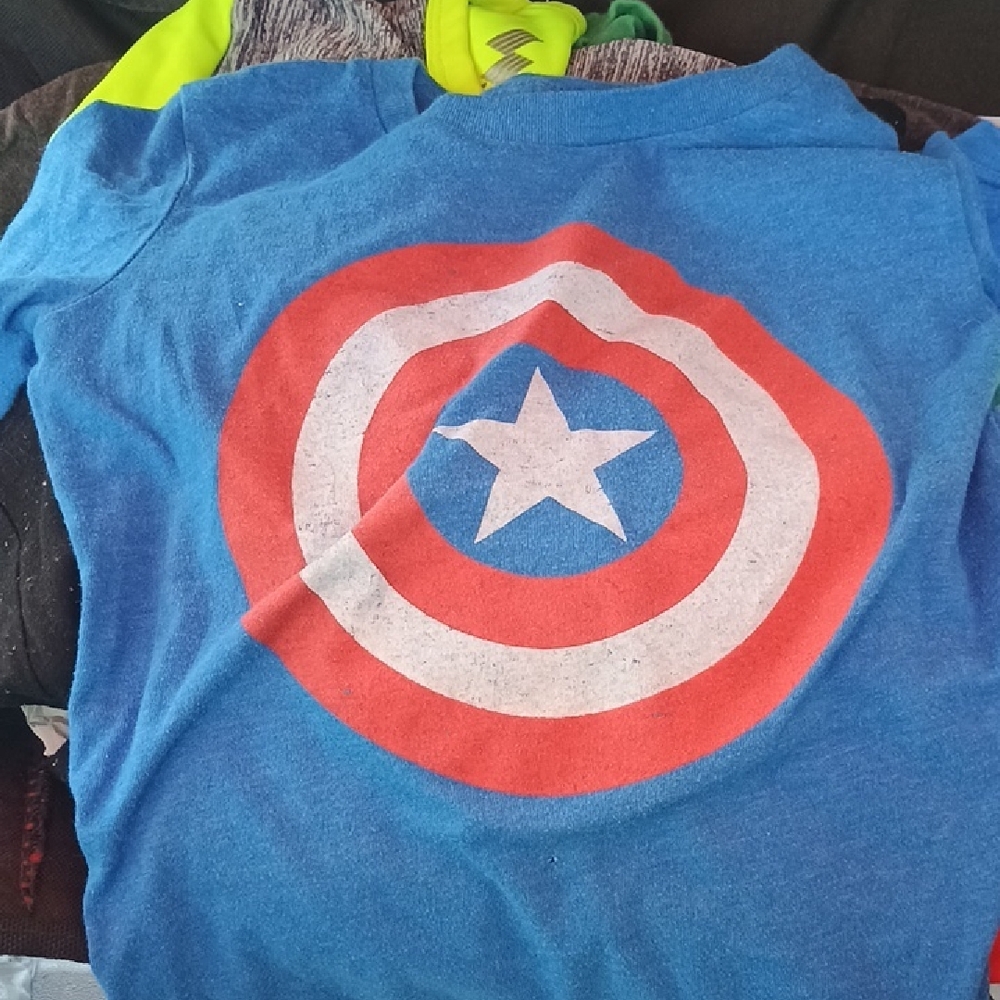 Jumping Beans Blue Superhero Costume Shirt